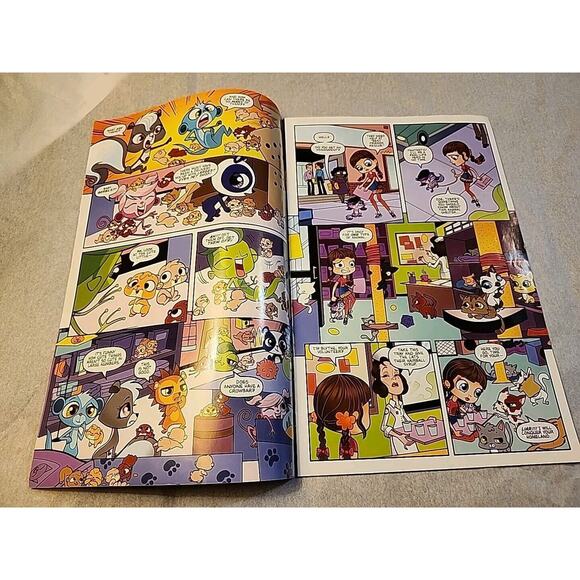 Littlest Pet Shop ADW #4 Ball Anderson Comedy Book by Georgia Ball 2014 Hasbro - Picture 3 of 6